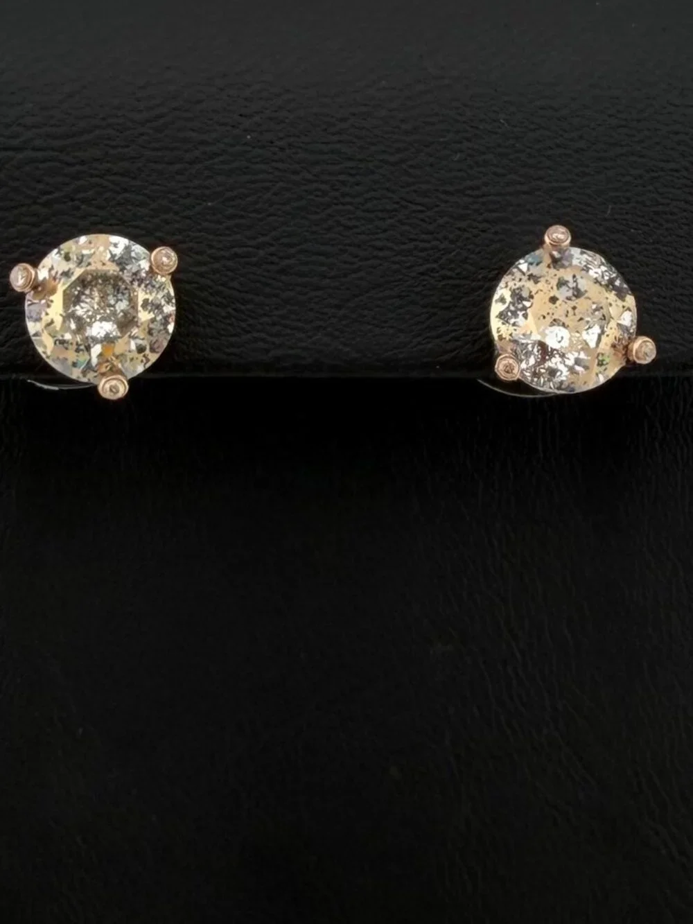 Kate Spade Rise & Shine post earrings Rose & Silver
